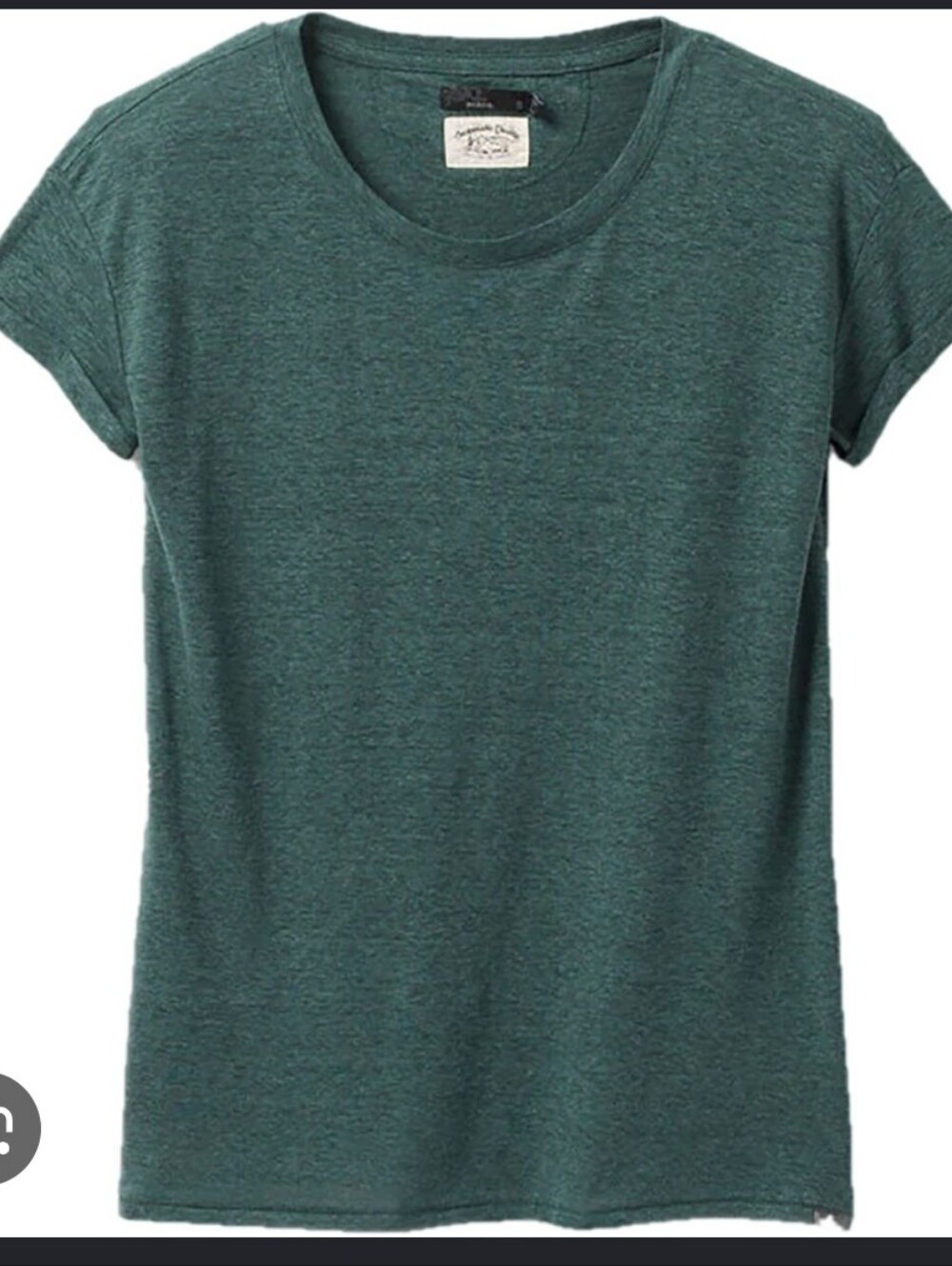 PRANA Cozy Up T-Shirt Heather Green
